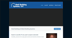 Desktop Screenshot of hallbuildingsystems.com