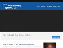 Tablet Screenshot of hallbuildingsystems.com